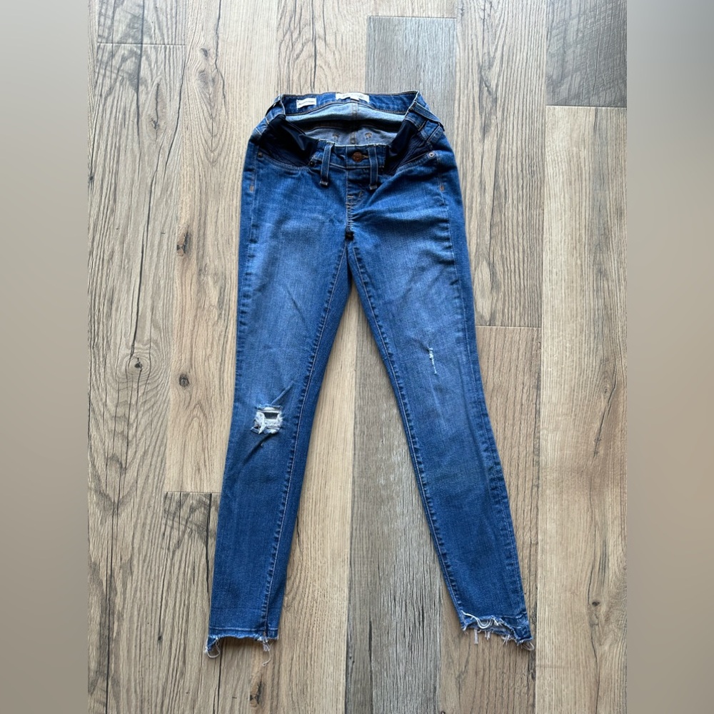 Madewell Maternity Denim Skinny Jeans 24 - Picture 12 of 12